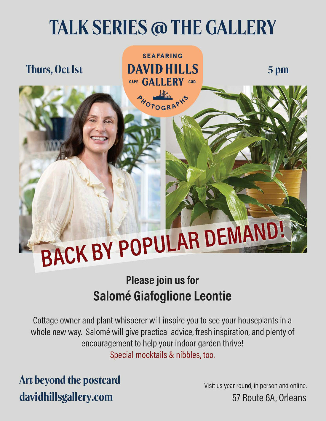 BACK BY POPULAR DEMAND!